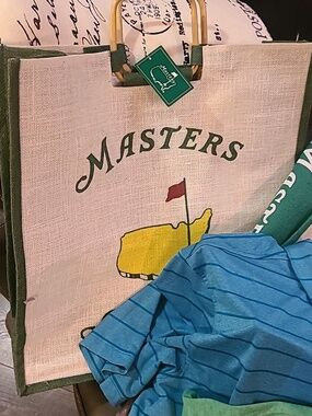 Vintage NWT Masters Bamboo Handle Bag From Augusta National